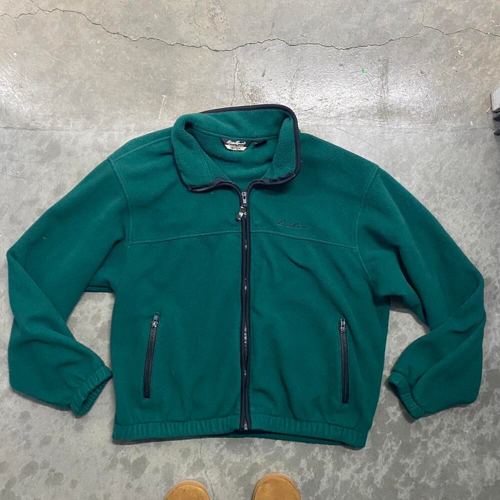 Eddie bauer green vintage fleece